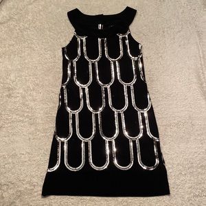B.Darlin Sequined Cocktail Dress